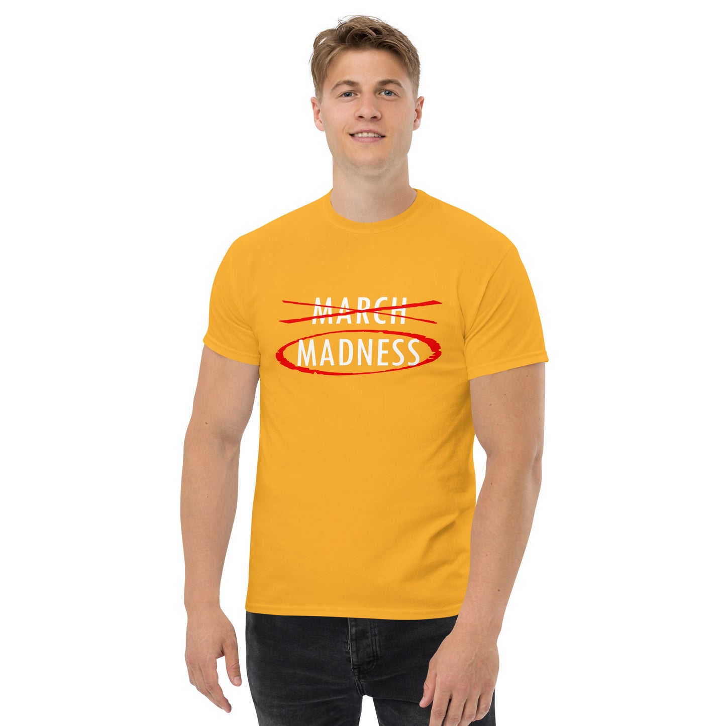 March Madness White Lettering T-Shirt