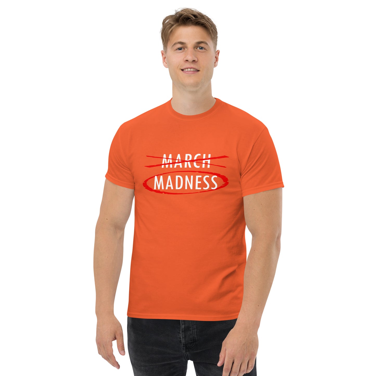 March Madness White Lettering T-Shirt