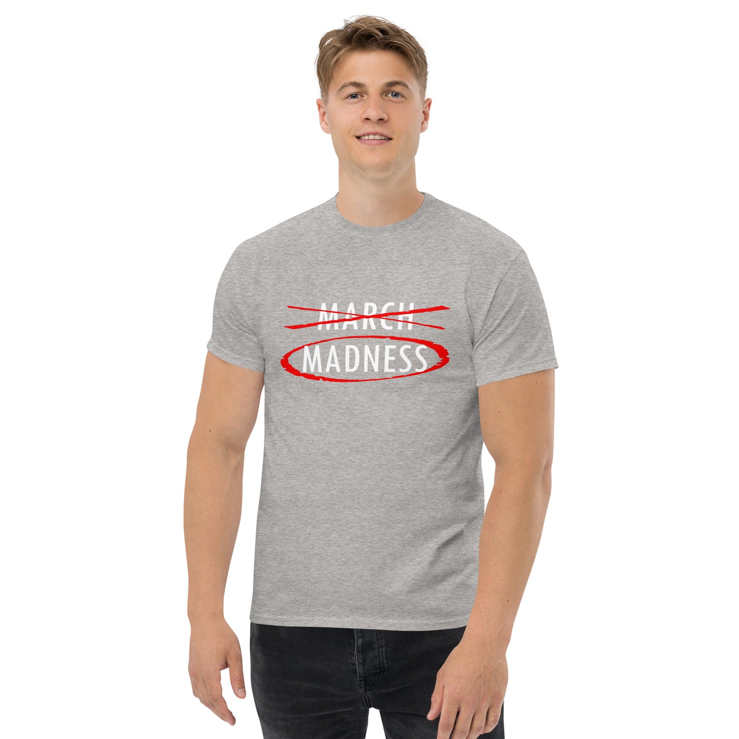 March Madness White Lettering T-Shirt