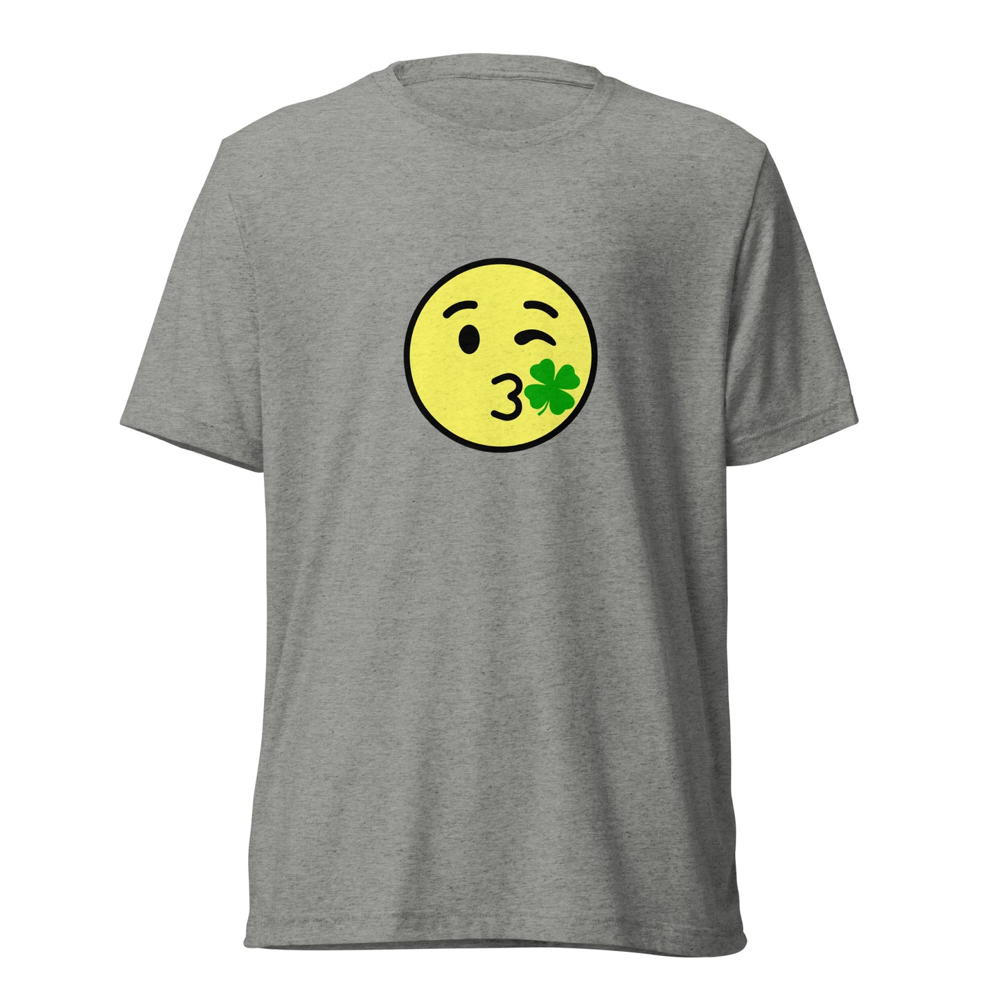 Kiss Me Luck Emoji Short Sleeve T-shirt